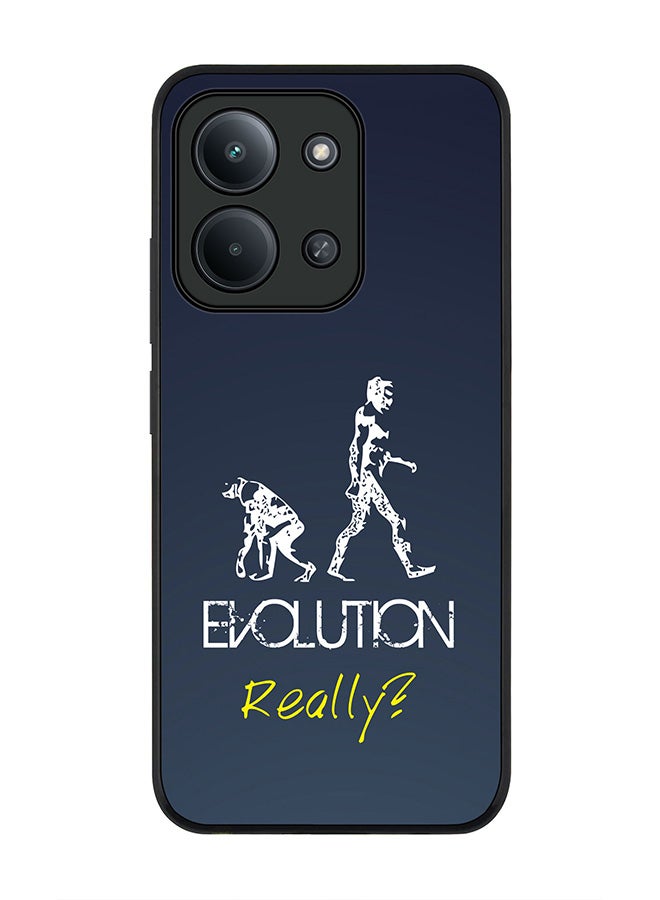 For Xiaomi Poco C85 4G Case,Slim fit Camera Protection, Shockproof Thin Phone cover  - Evolution, Really (Grey)